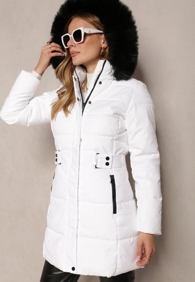 Modele de Geci Albe de Dama pentru Iarna Online Modele de Geci Albe de Dama pentru Iarna Online
