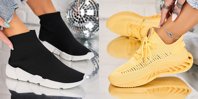 Modele de Adidasi de Dama din Material Textil Online