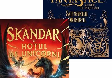 Skandar și hoțul de unicorni - Hardcover + Animale fantastice și unde le poți găsi