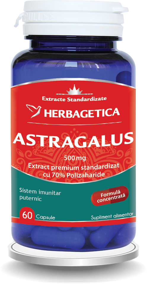 Astragalus 500mg cu 70% Polizaharide