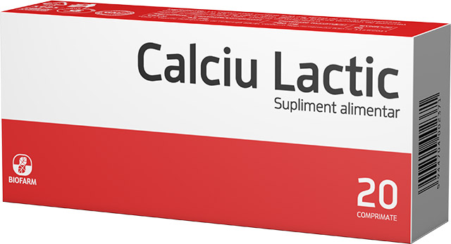 Calciu Lactic 500mg