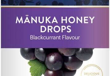 Dropsuri cu miere de Manuka MGO 400+ si coacaze