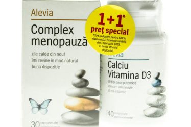 Pachet Complex menopauza 30 comprimate + Calciu Vitamina D3 40 comprimate