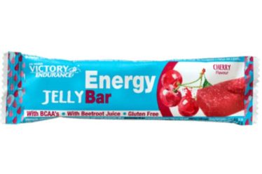 Baton energizant sub forma de jeleu cu aroma de cirese Energy Jelly Bar