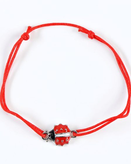 Bratara martisor cu buburuza