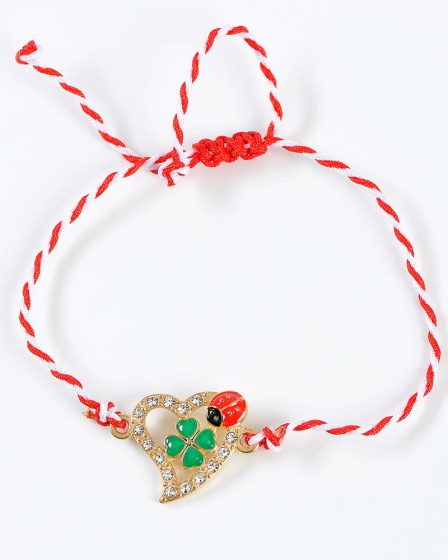 Bratara martisor cu inima