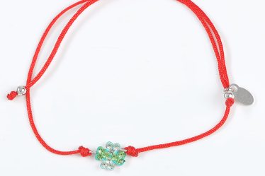 Bratara martisor cu trifoi verde