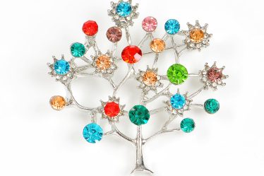 Brosa martisor Copacul Vietii multicolor