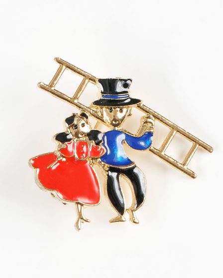 Brosa martisor Cosarul cu scara