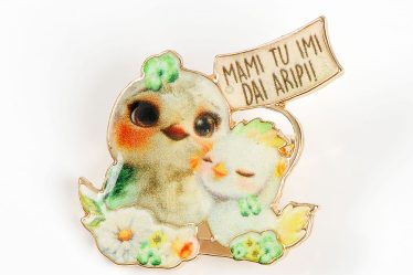 Brosa martisor Mami tu imi dai aripi