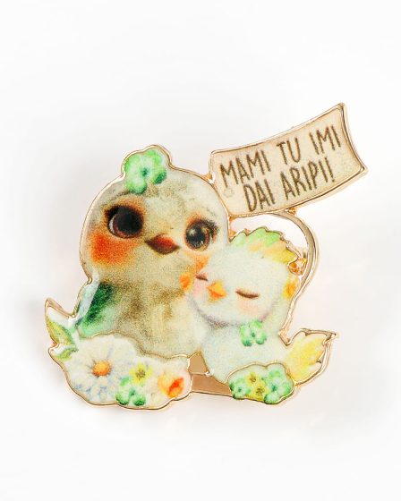Brosa martisor Mami tu imi dai aripi