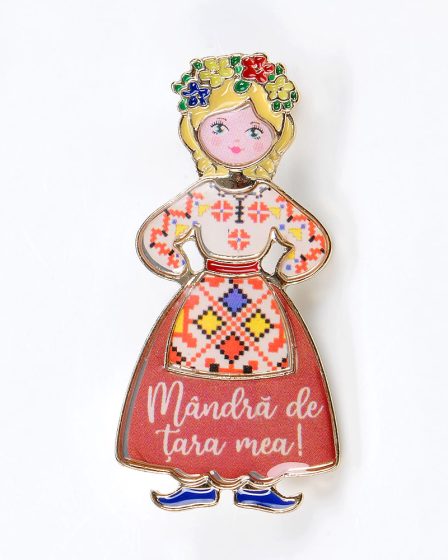 Brosa martisor Mandra de tara mea
