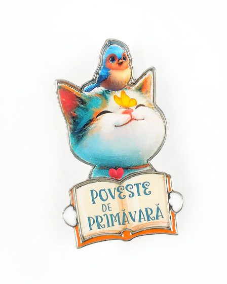 Brosa martisor Poveste de primavara