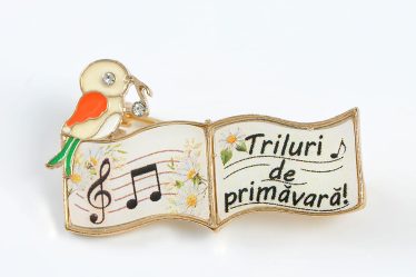 Brosa martisor Triluri de primavara