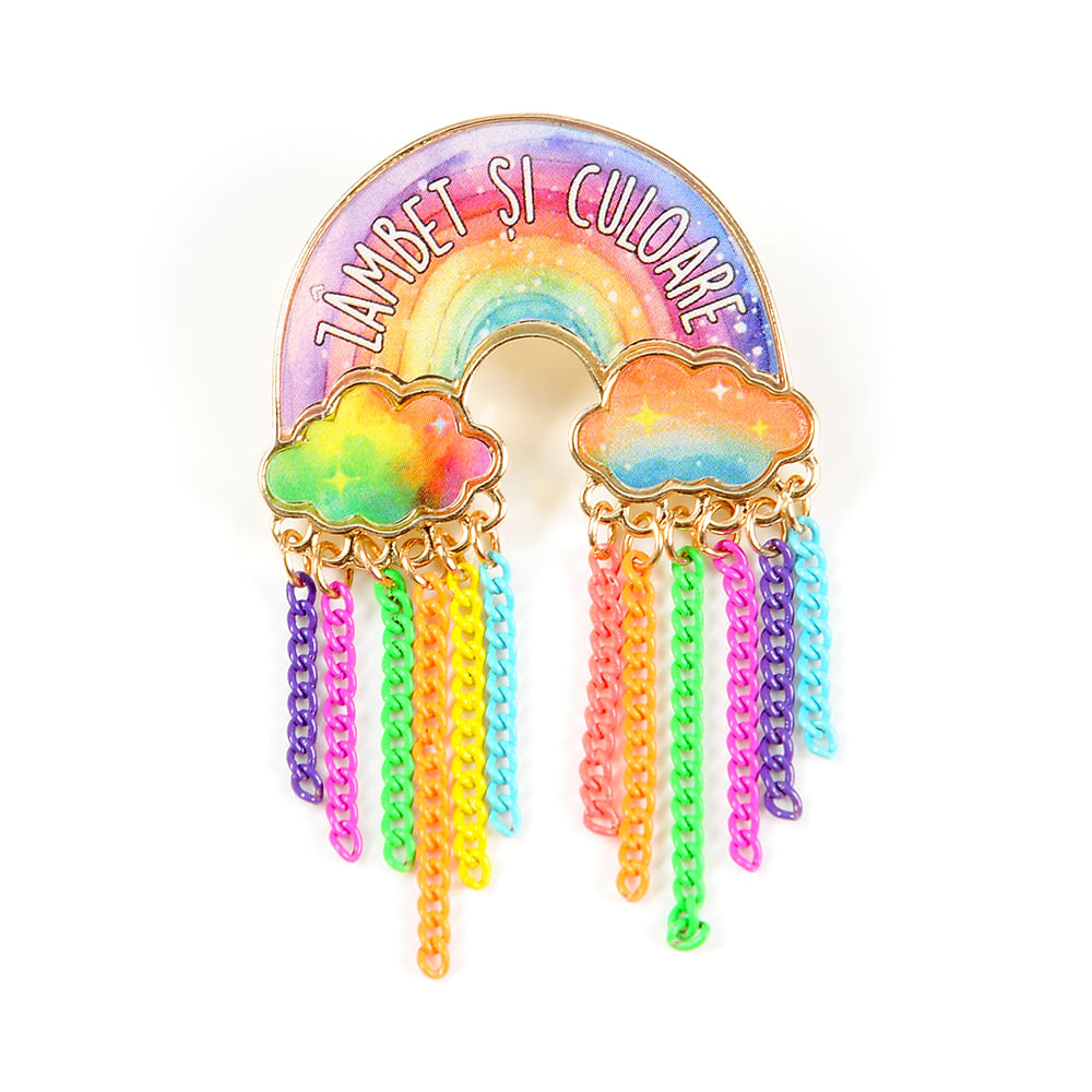 Brosa martisor Zambet si Culoare