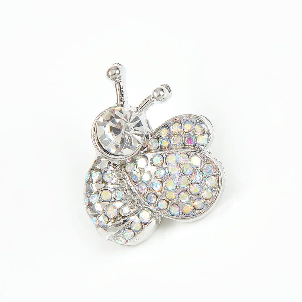 Brosa martisor albina argintie