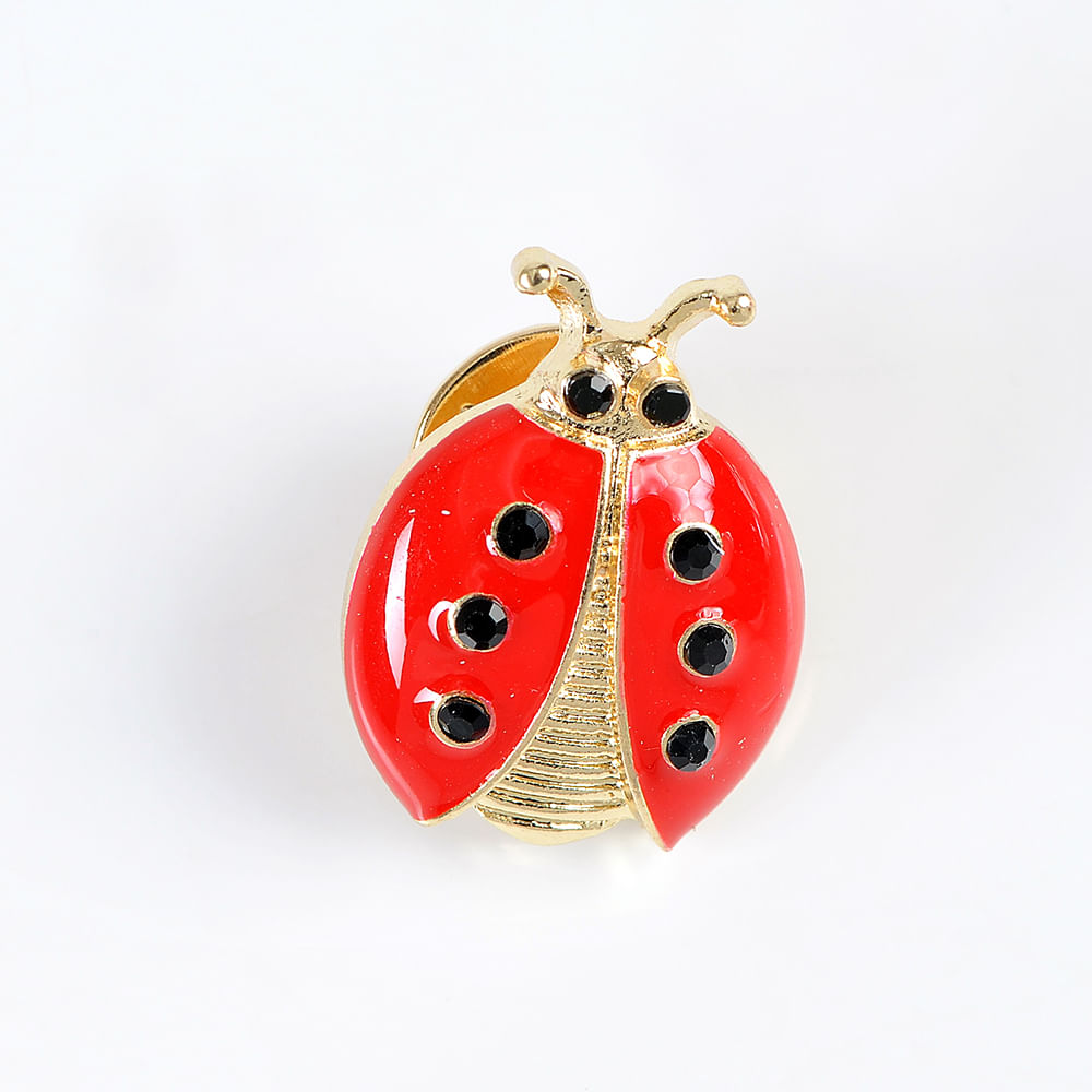 Brosa martisor buburuza rosie