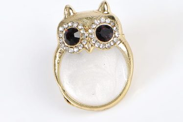 Brosa martisor bufnita alba