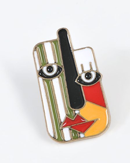 Brosa martisor chip abstract