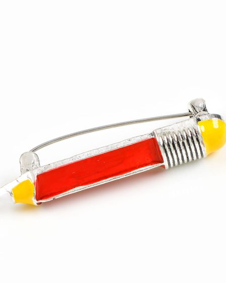 Brosa martisor creion rosu