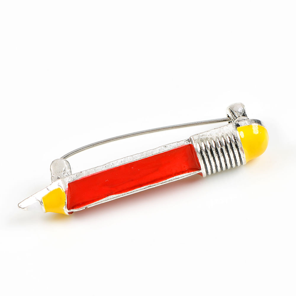 Brosa martisor creion rosu