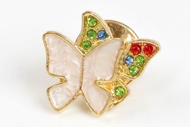 Brosa martisor doi fluturi