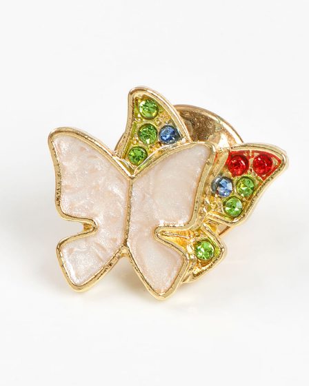 Brosa martisor doi fluturi