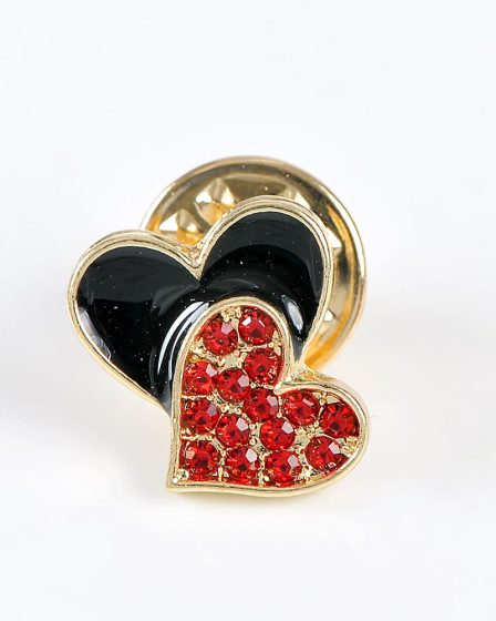 Brosa martisor doua inimi