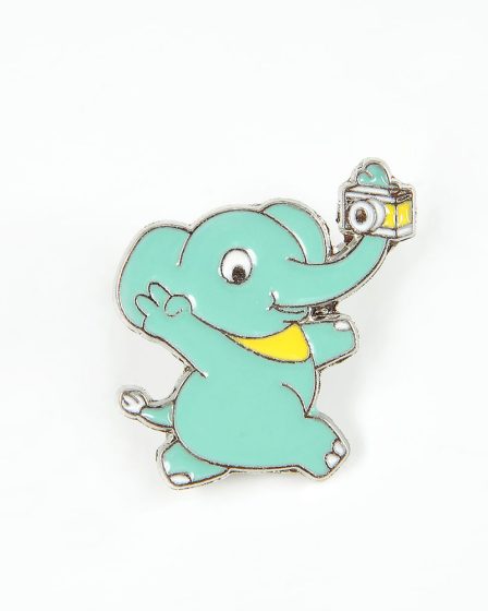 Brosa martisor elefant bleu