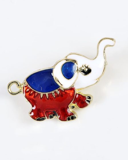 Brosa martisor elefant multicolor