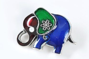 Brosa martisor elefant multicolor