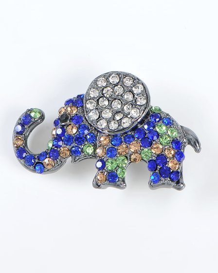 Brosa martisor elefant multicolor