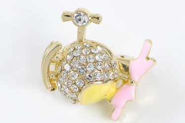 Brosa martisor elicopter