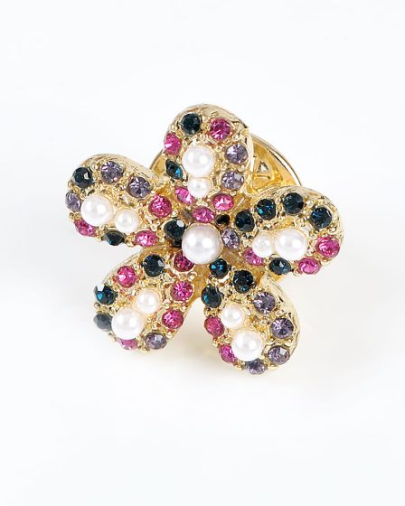 Brosa martisor floare multicolora
