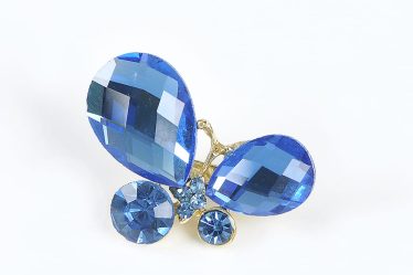 Brosa martisor fluture albastru