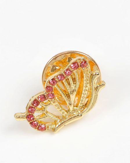 Brosa martisor fluture auriu