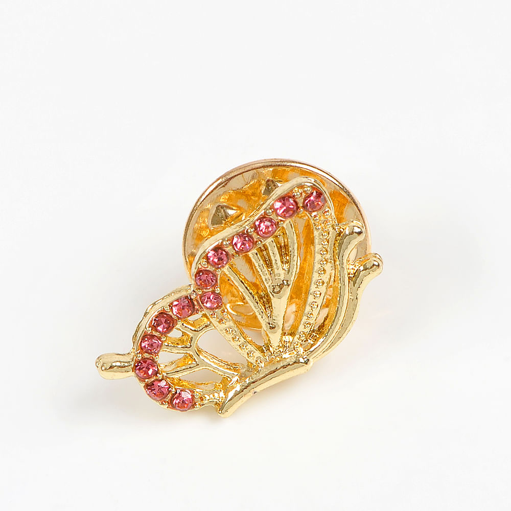 Brosa martisor fluture auriu