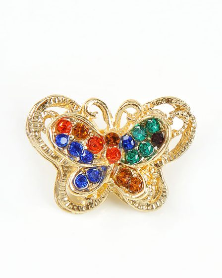 Brosa martisor fluture colorat