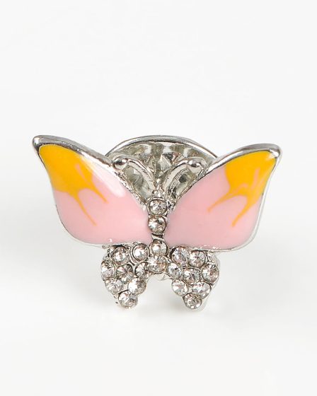 Brosa martisor fluture cu aripi bicolore