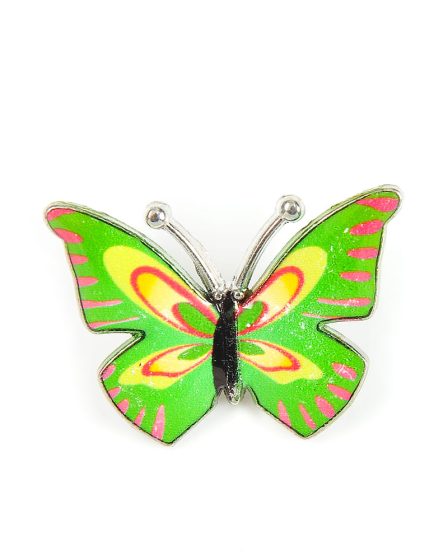 Brosa martisor fluture cu aripi multicolore