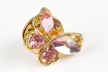 Brosa martisor fluture cu aripi roz