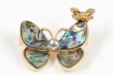 Brosa martisor fluture cu aripi sidefate