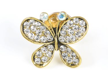 Brosa martisor fluture cu aripi stralucitoare