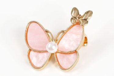 Brosa martisor fluture roz