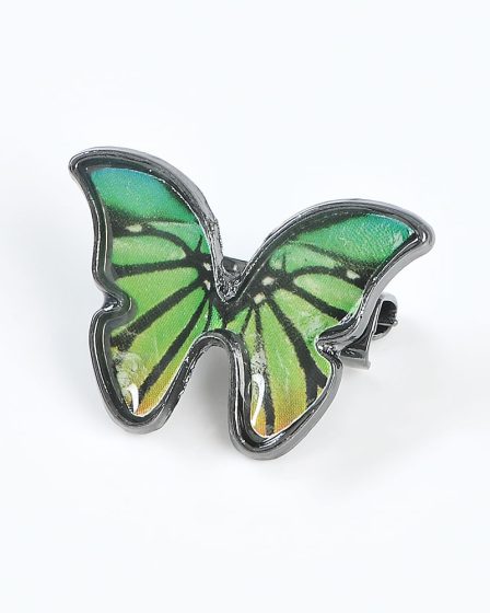 Brosa martisor fluture verde
