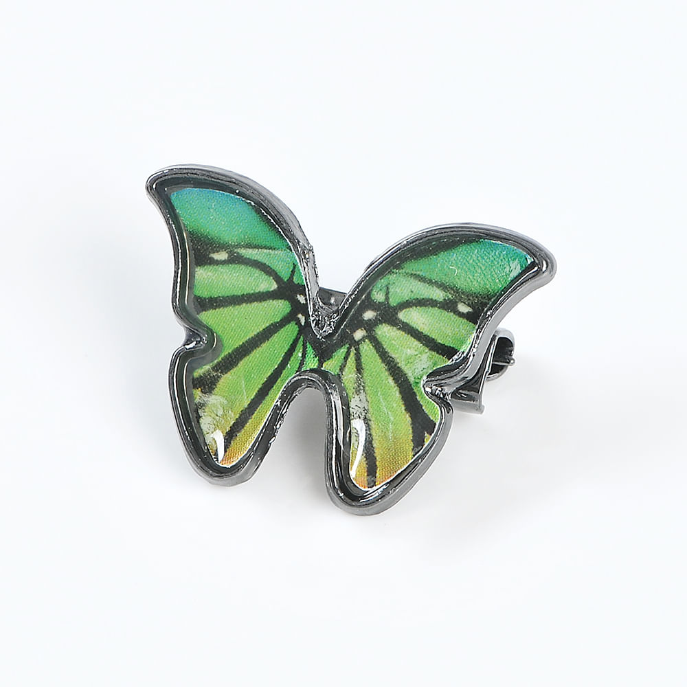 Brosa martisor fluture verde