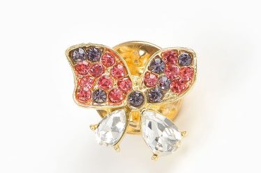 Brosa martisor funda cu pietre multicolore