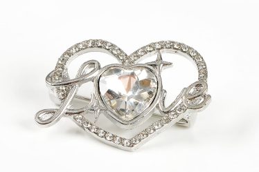 Brosa martisor inima Love