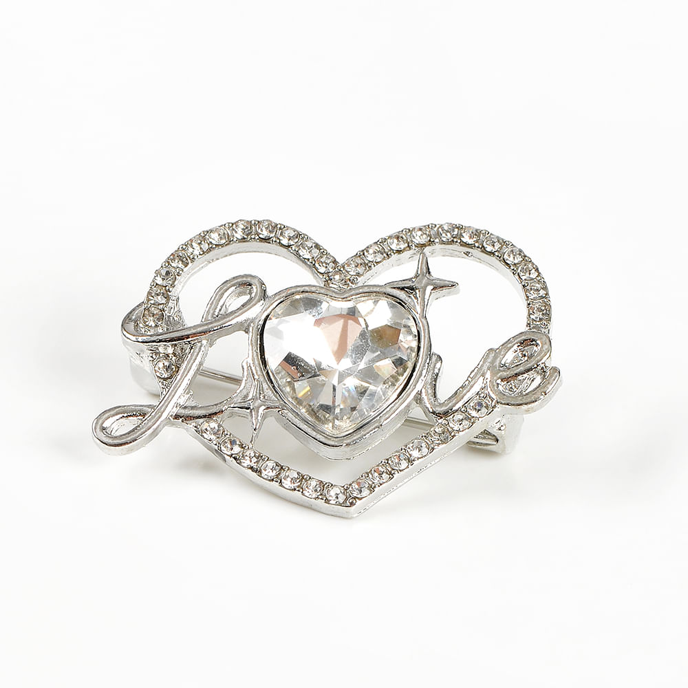 Brosa martisor inima Love