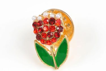 Brosa martisor lalea rosie